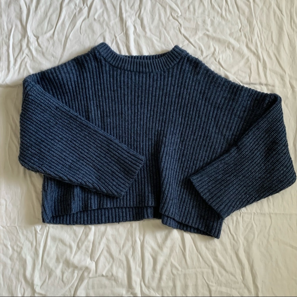 oversized knit sweater